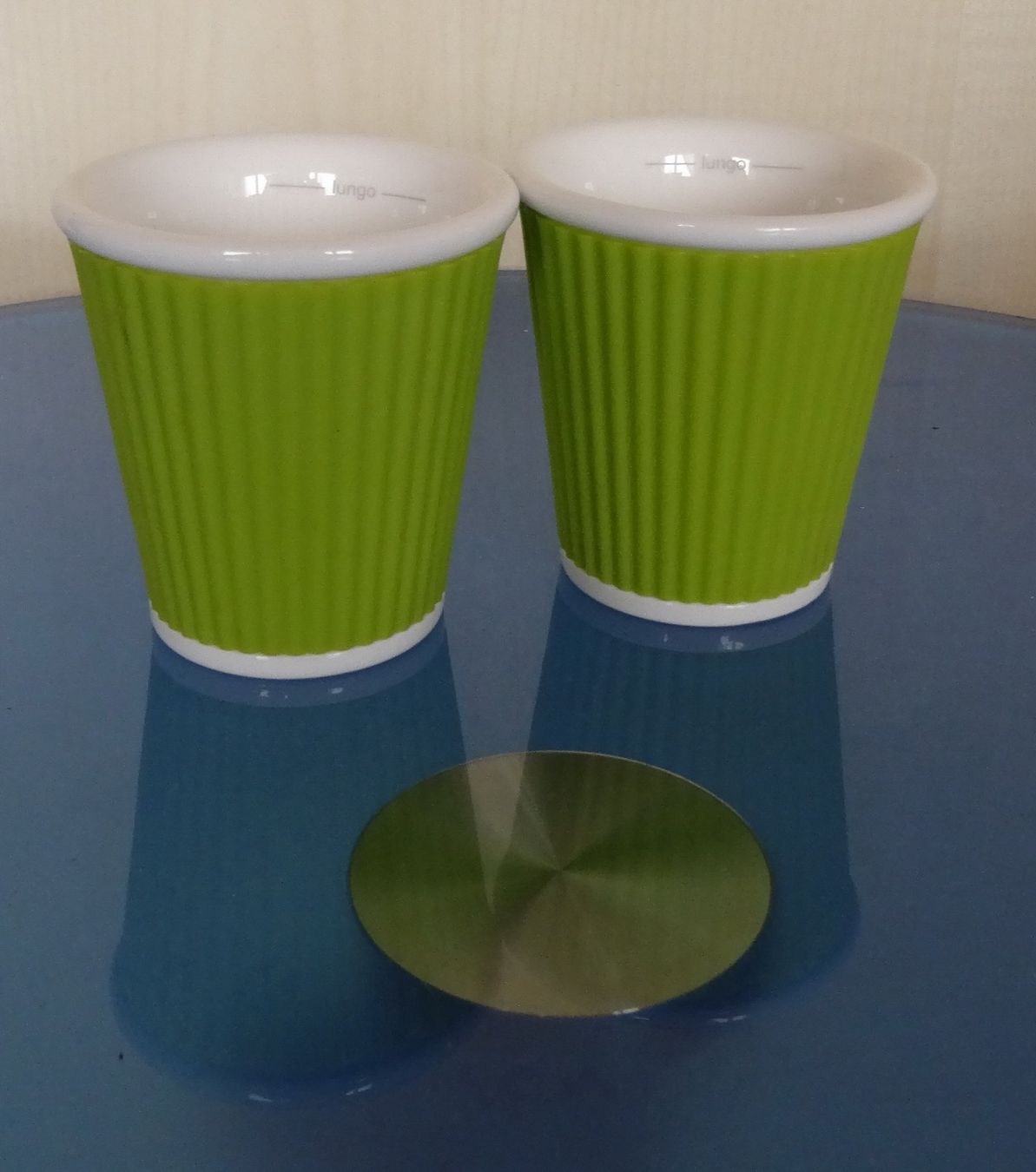 Tassen: Tchibo Espresso Tassen grün – Gebraucht aus Speicher von Metoyou11