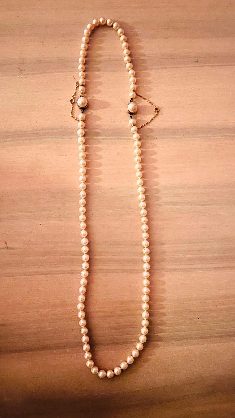 Colliers: Perlenkette und passendes Armband (unechte Perlen) – D'occasion à Endingen par chocosweet 6