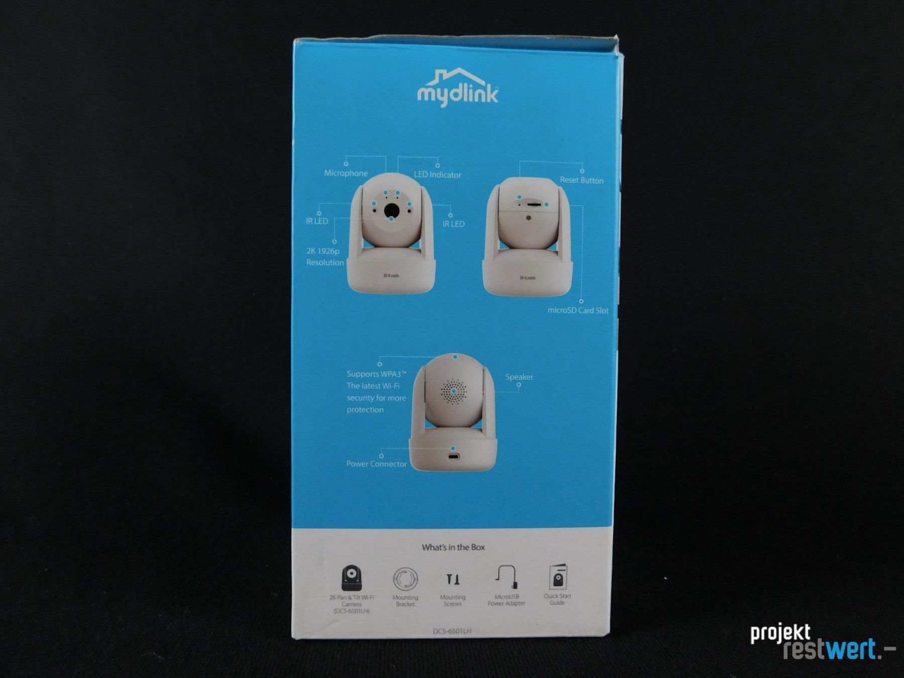 Dlink Sistemi d'allarme: Wi-Fi Kamera von D-LINK – Nuovo (secondo la descrizione) da Bülach venduto da restwert_buelach 5