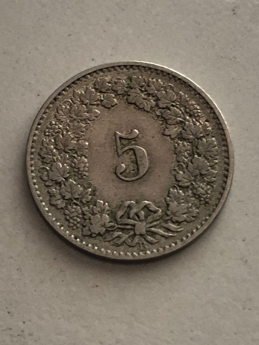 Alle Münzen: 5 Rp. 1881 – Gebraucht aus Schötz von Odpa 1