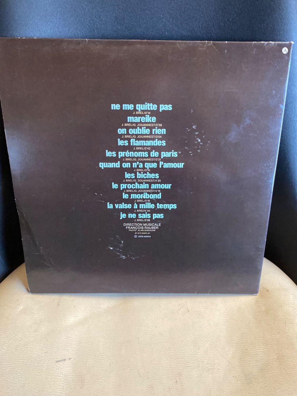 Dischi in vinile: Jacques Brel - Ne Me Quitte Pas - Vinyle Original – Usato da Le Brassus venduto da cinema13 1
