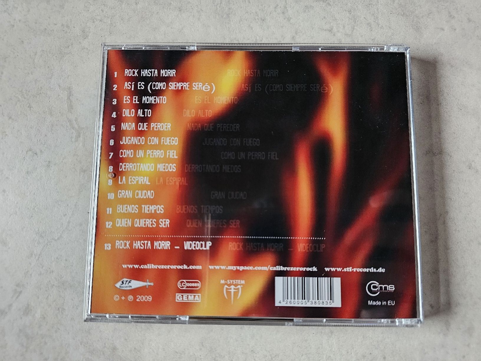 CD: Calibre Zero  -  Jugando Con Fuego  (STF) – Usato da Schneisingen venduto da backstore24 1