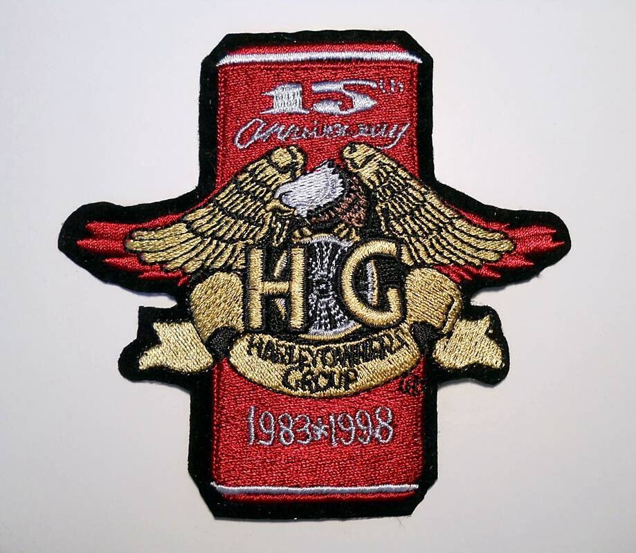 Patches: HARLEY DAVIDSON 5TH 10TH 15TH ANNIVERSARY LOT 3 HOG PATCH – Neu (gemäss Beschreibung) aus Lugano von YouWantUS 5