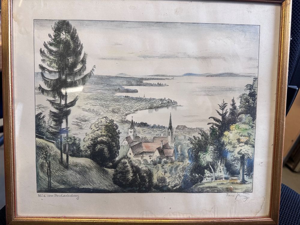 Radierung Von Theo Glinz Handsigniert Kaufen auf Ricardo