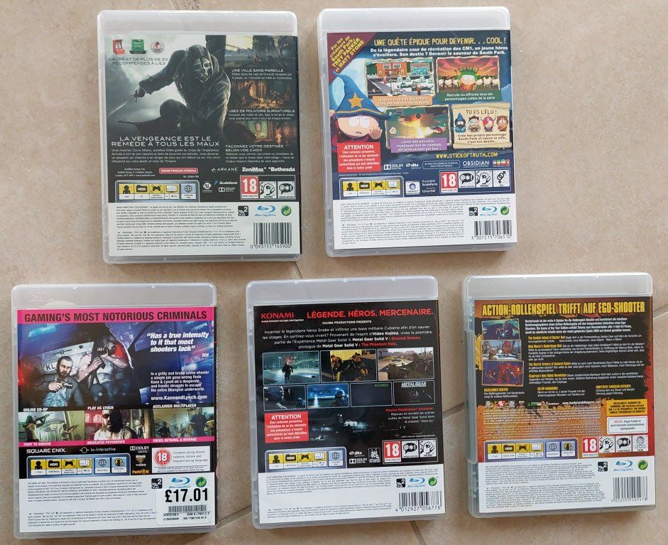 Spiele: PS3 - Jeux PlayStation 3 - Lot 14 – Gebraucht aus Romanel-sur-Lausanne von MichelAjac 1