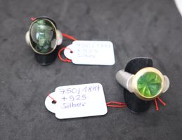 2 Fingerringe Gold & Silber 48 Gramm 18 Karat und 925 Silber