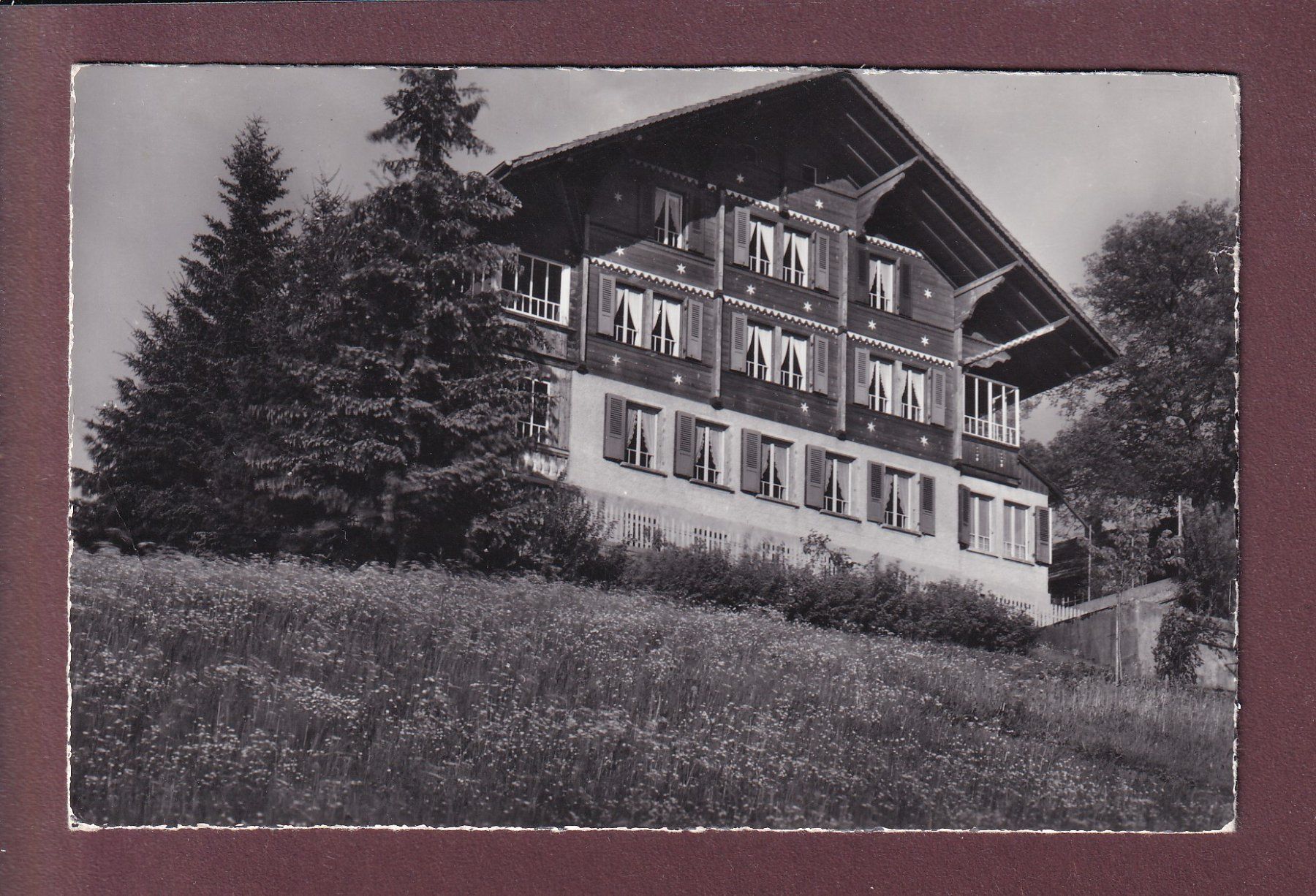 Ansichtskarten: HONDRICH - Erholungsheim Sunneschy – Gebraucht aus Pully von nicecards