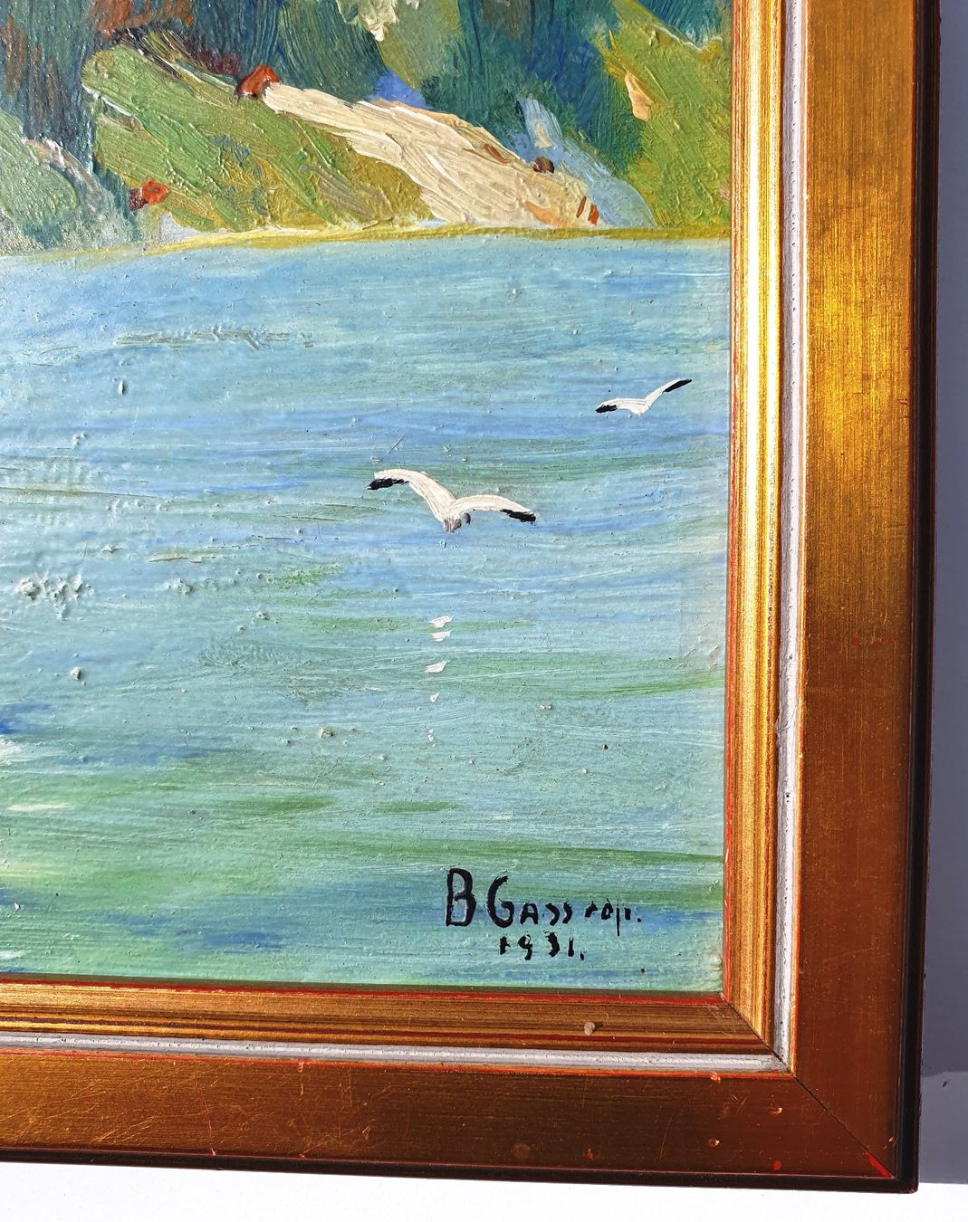 Gemälde: BELLE BARQUE DU LEMAN – Gebraucht aus Nyon von Ornitorynx 1