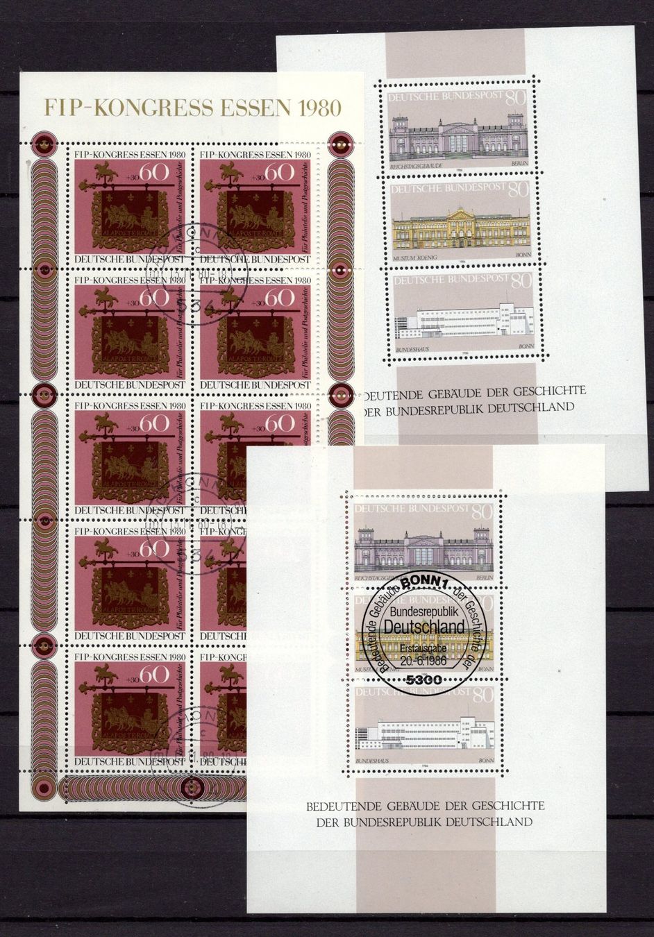 Alle Briefmarken: R1911 /  Collection RFA neufs /obl 1er jour – Gebraucht aus Ste-Croix von MONT-TAGNAC 1