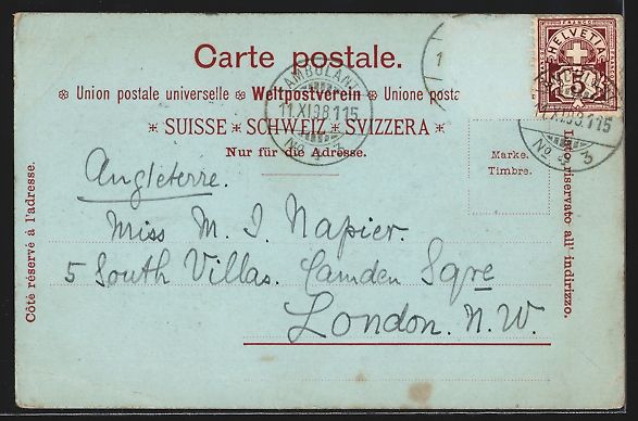 Ansichtskarten: Mondschein-AK Morges, Vue gènèrale – Gebraucht aus Berlin von bartko-reher 1