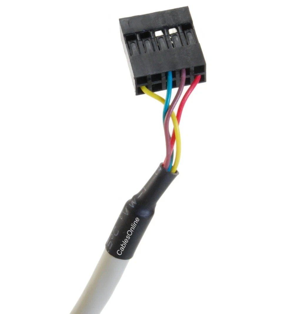 Unità & Adattatore: PS/2 Mini-DIN auf 2x5 IDC Adapter mit Slotblech – Nuovo e nell'imballaggio originale da Luc (Ayent) venduto da hom_zqq5 3