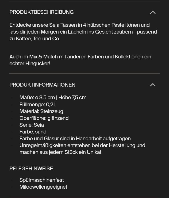 Motel a Miio Tassen: Motel a miio Tassen 4er set – Gebraucht aus Bern von Leali_71 3