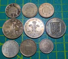 Münzsammlung aus England