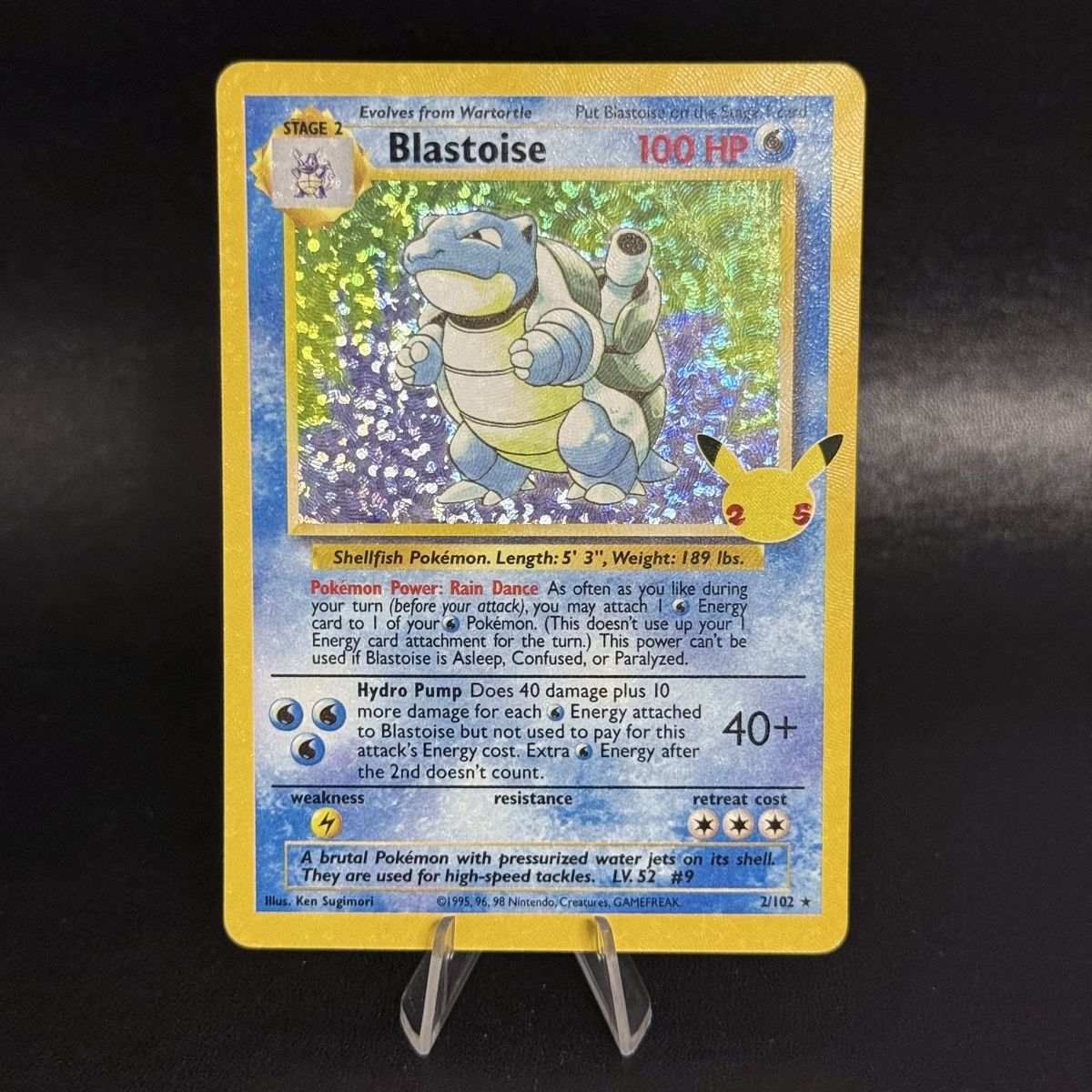 Pokémon Carte collezionabili: BLASTOISE 2/102 EN – Usato da Rickenbach LU venduto da pokeblubi