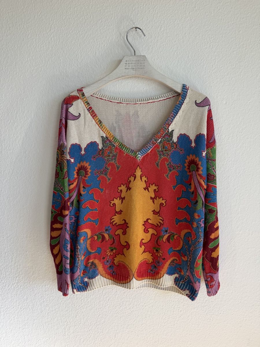 Etro Pulls & Sweat-shirts: Pull en soie et lin ETRO – D'occasion à Cressier FR par Kvito4ka