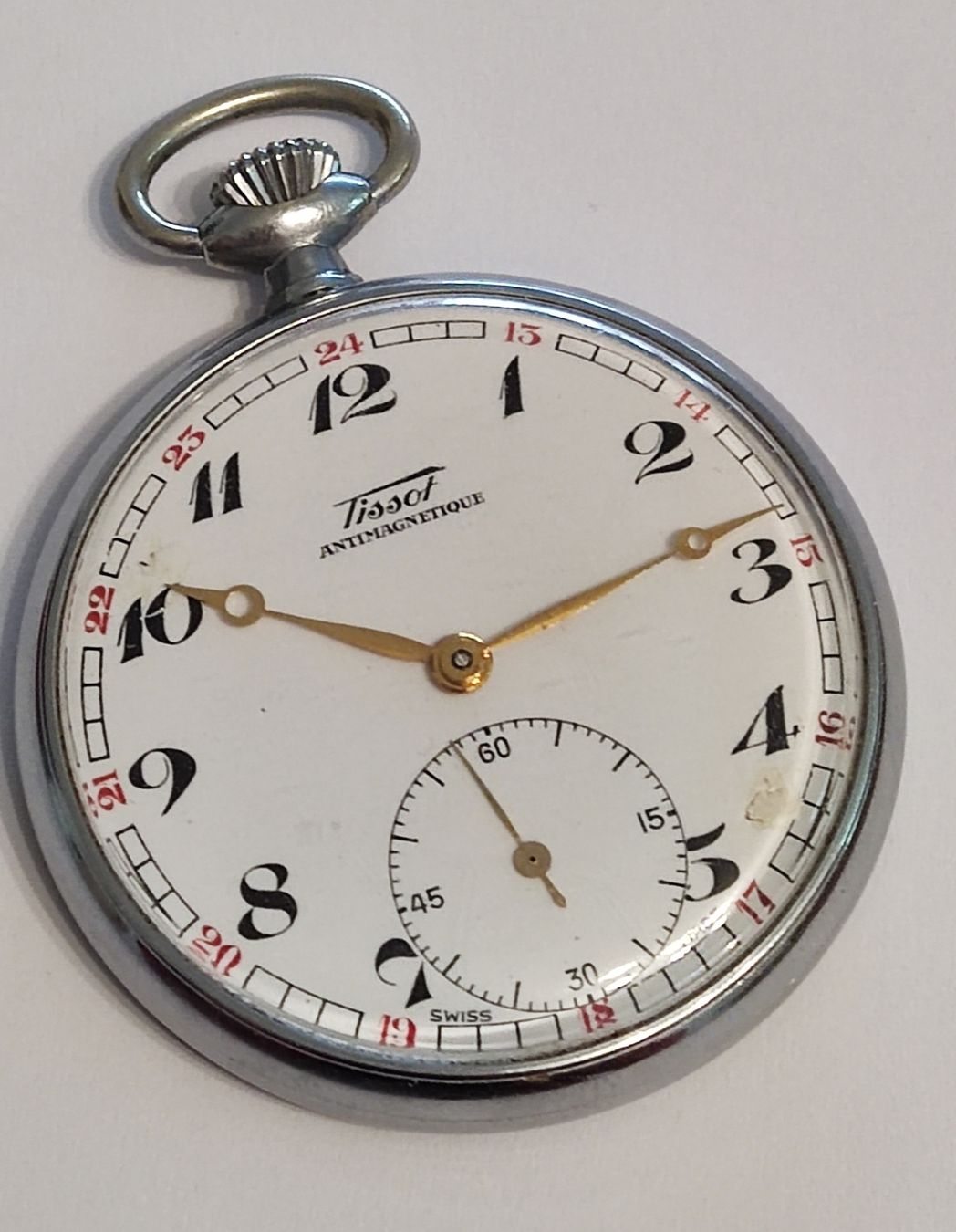 Vintage Tissot T82460202 Tissot Taschenuhr Mit Kleiner Sekunde