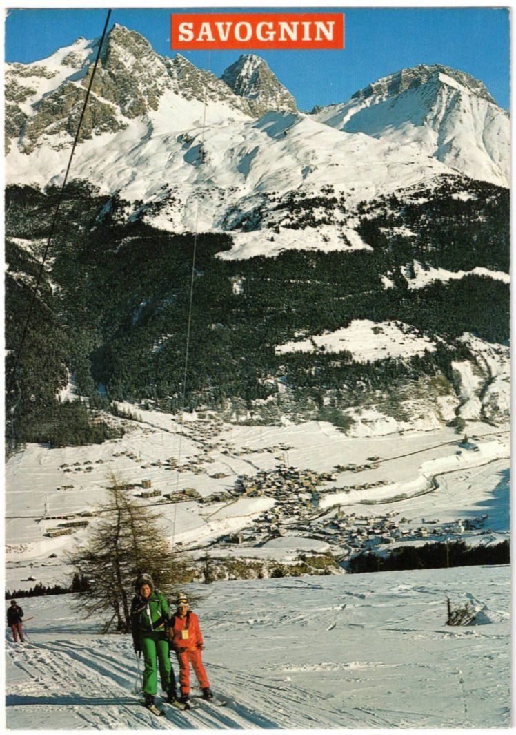 Cartoline postali: Savognin - Skilift – Usato da Binningen venduto da Mountainrider