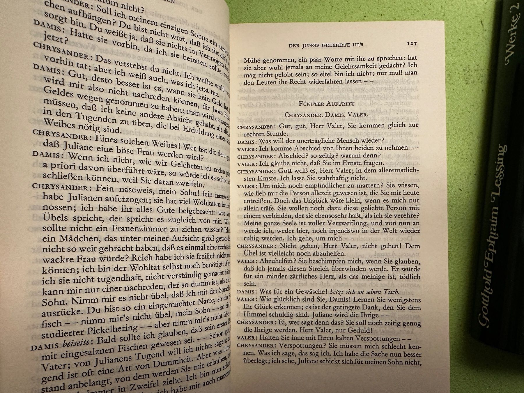 Libri: Gotthold Ephraim Lessing: Werke. 3 Bde. 1974 – Usato da Zürich venduto da allp 6