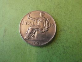 Italien 1925, 1 Lira