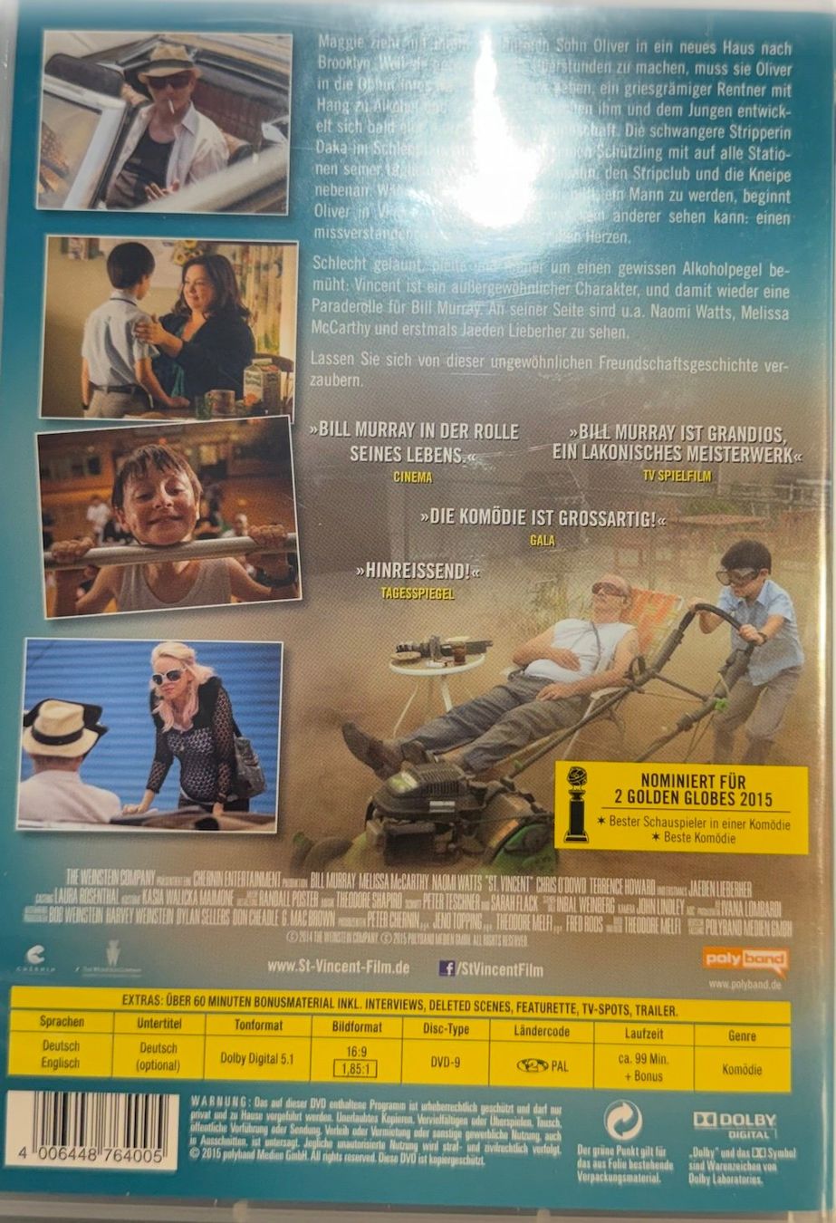 Alle DVDs: DVD St.VINCENT – Gebraucht aus Wisen von gigisna 2