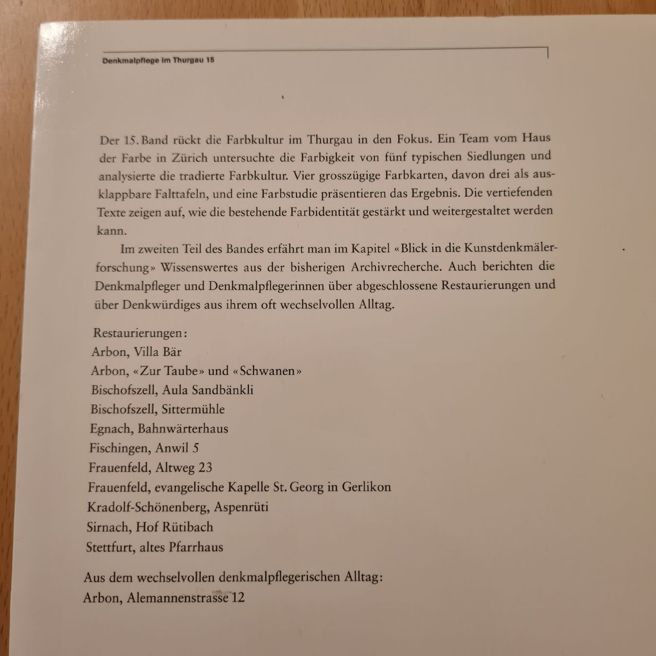 Libri: Farbfächer Thurgau – Usato da Basel venduto da Piscosour01 1