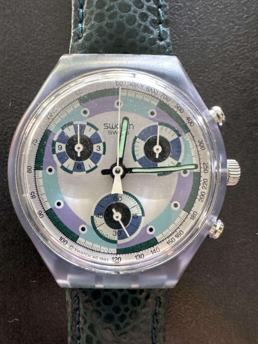 Swatch Orologi: Swatch Chrono (SCV100) Greentic – Difettoso da Künten venduto da Spike17 1