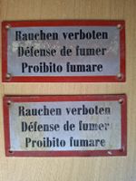 Blech Schilder aus Armee Militär 