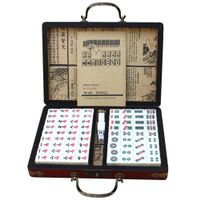 🐭 NEU Mahjong Spiel Box mit 144 Spielsteinen