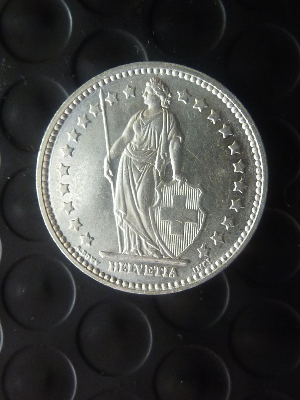 Tutti le monete: 1 Fr. 1957  unz. / stgl. – Nuovo (secondo la descrizione) da Seon venduto da aee_7gpz 1