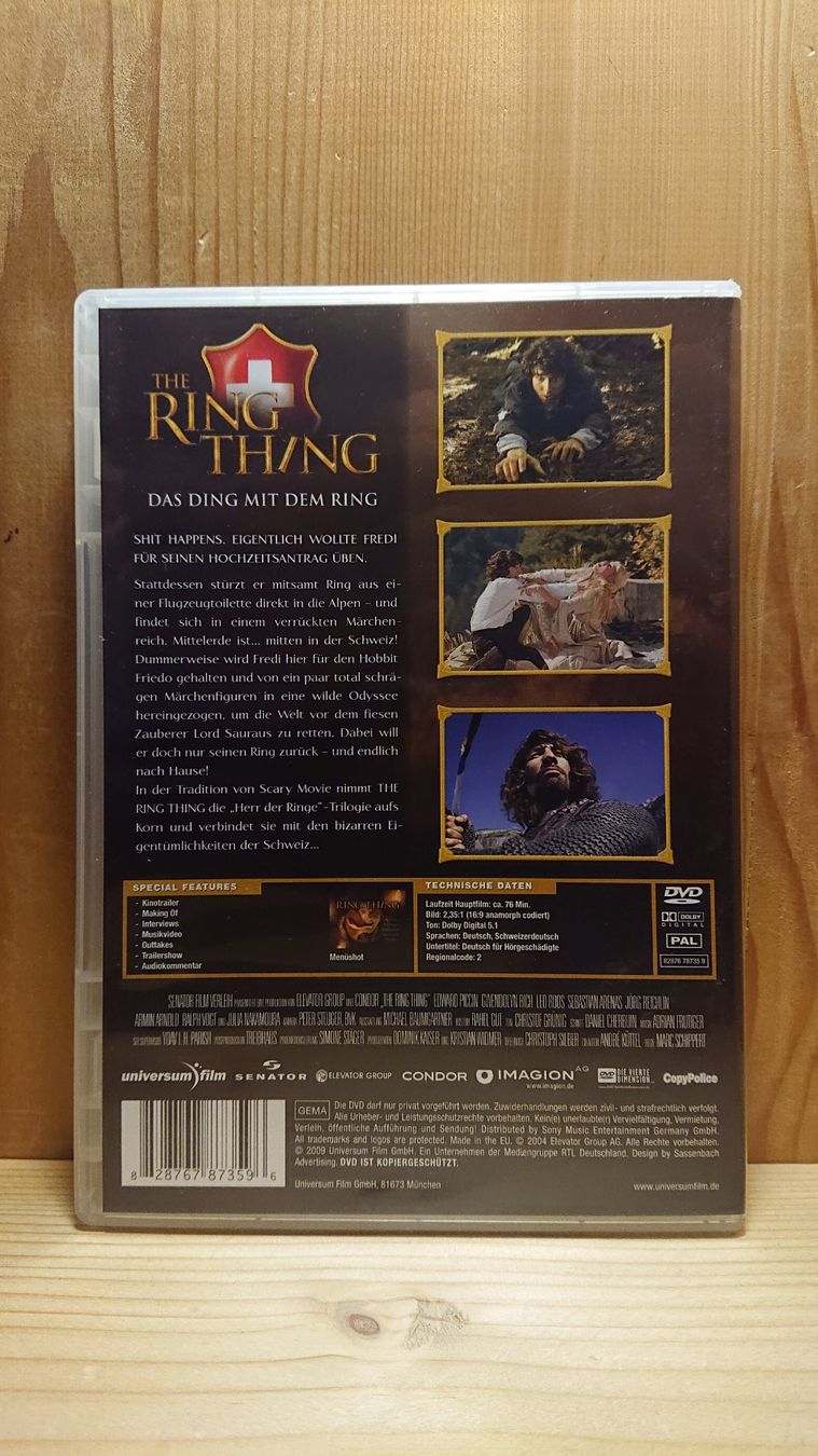 Alle DVDs: THE RING THING Das Ding mit dem Ring DVD – Gebraucht aus Wilderswil von Exebub 1