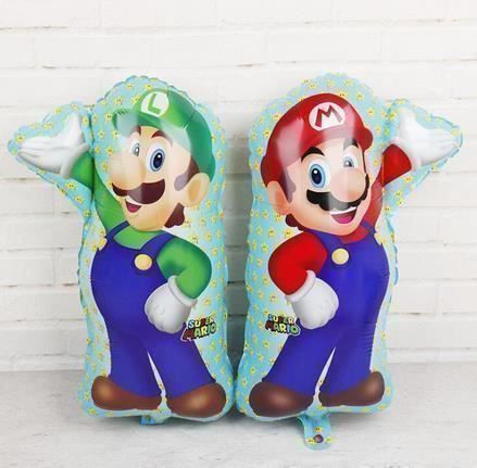 Tutte le decorazioni: 2 x Luftballon Super Mario Bros + Luigi – Nuovo e nell'imballaggio originale da Gurmels venduto da Swisspod