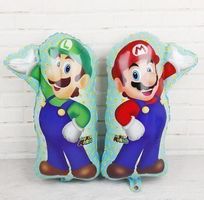2 x Luftballon Super Mario Bros + Luigi