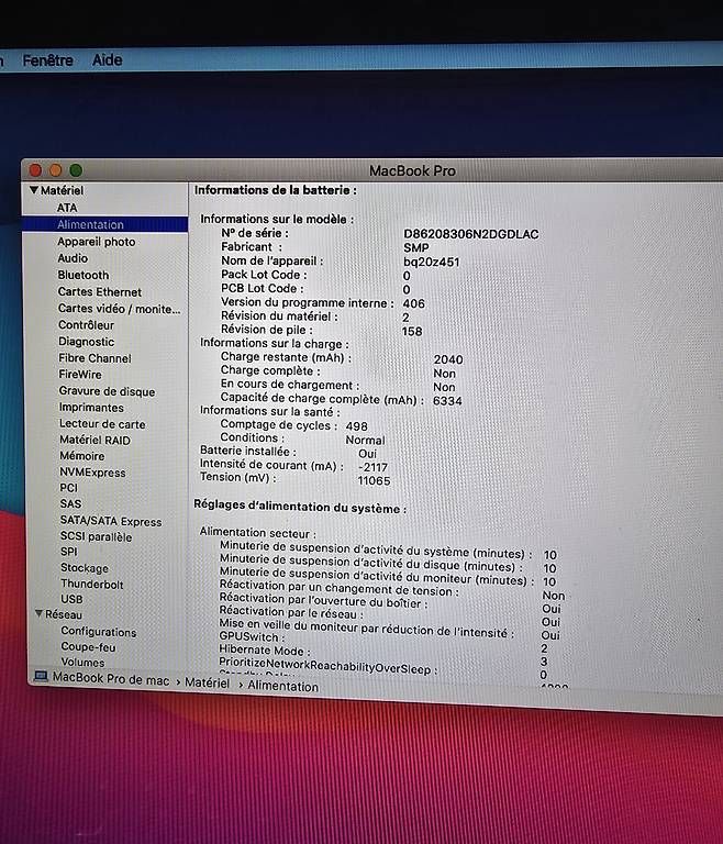 Apple Notebook: MacBook Pro 15" i7 | 8Go RAM | SSD 250Go – Usato da Renens VD venduto da MTD2211 9