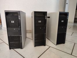 3x HP Z600 Workstation gebraucht ohne Festplatten