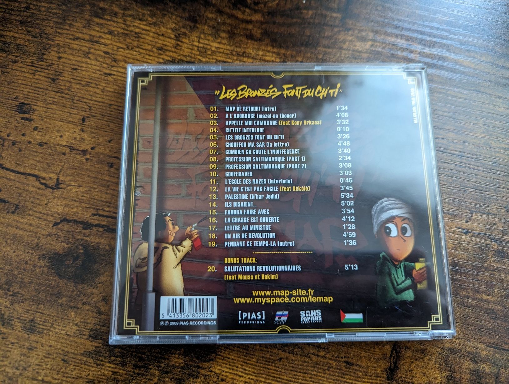 CDs: MAP - Les bronzés font du ch'ti (French Rap) – Gebraucht aus Luzern von phi_89 1