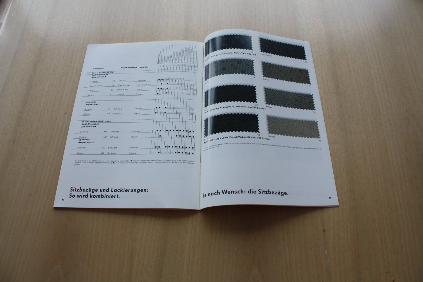 VW Documenti: VW Passat VR6 Prospekt 8/1993 – Usato da Wikon venduto da erwin400 8