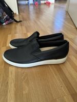 Ecco Schlupfschuh, Leder schwarz, 41