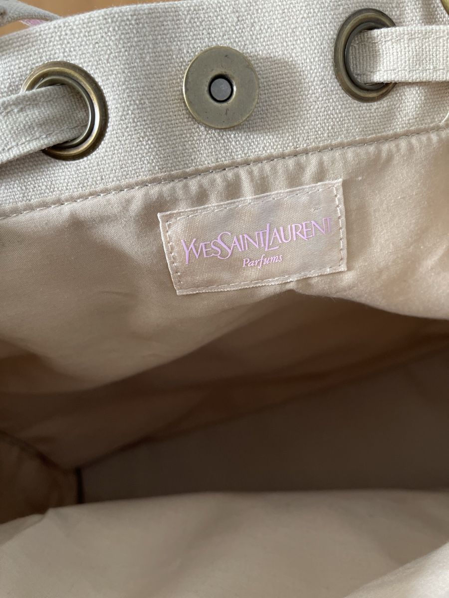 Saint Laurent Taschen: Yves Saint Laurent Canvas Tote Bag – Gebraucht aus Winterthur von  4