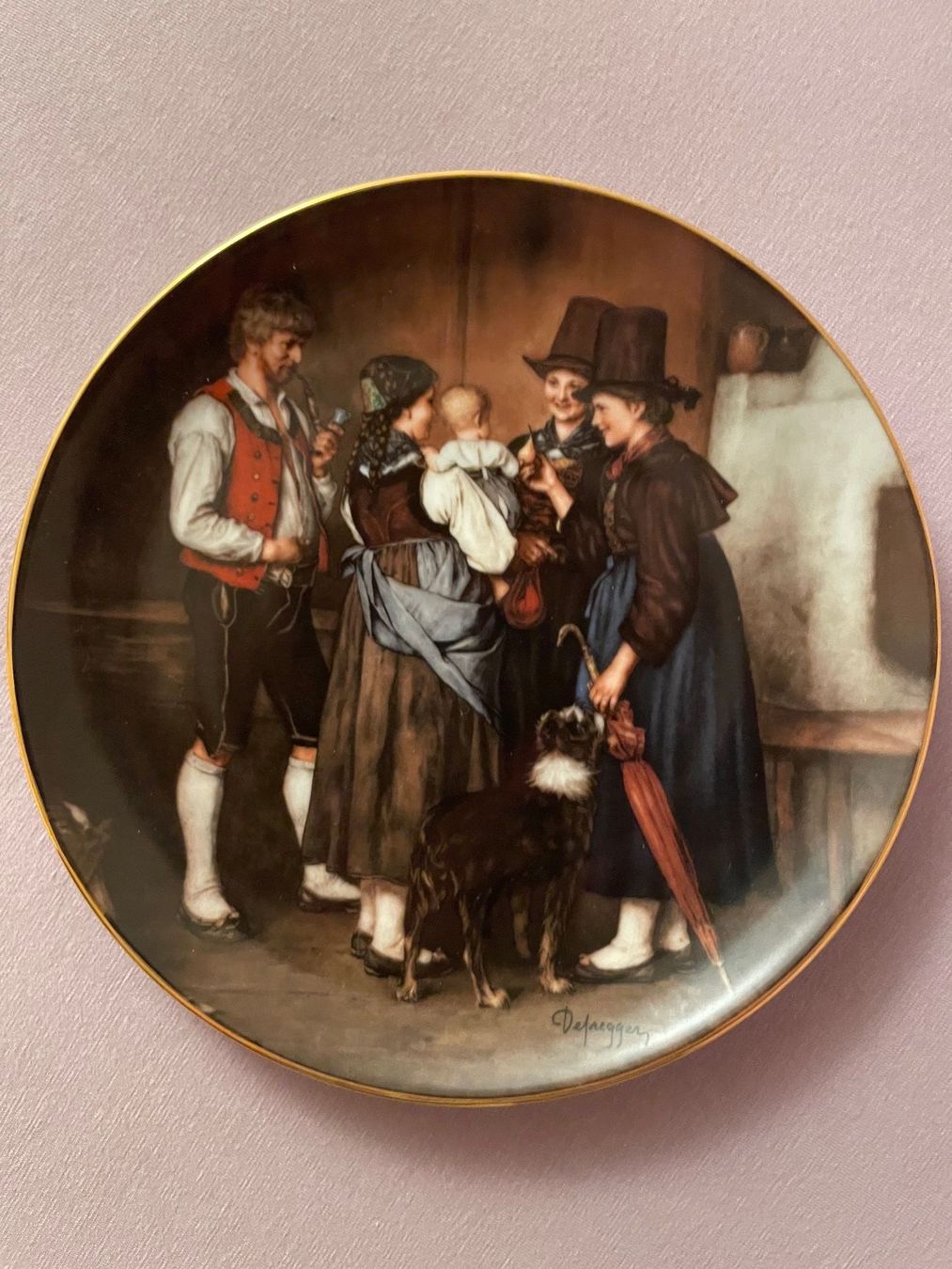 Teller: 6 assiettes Franz von Deffregger – Gebraucht aus Pampigny von nouveau11 4
