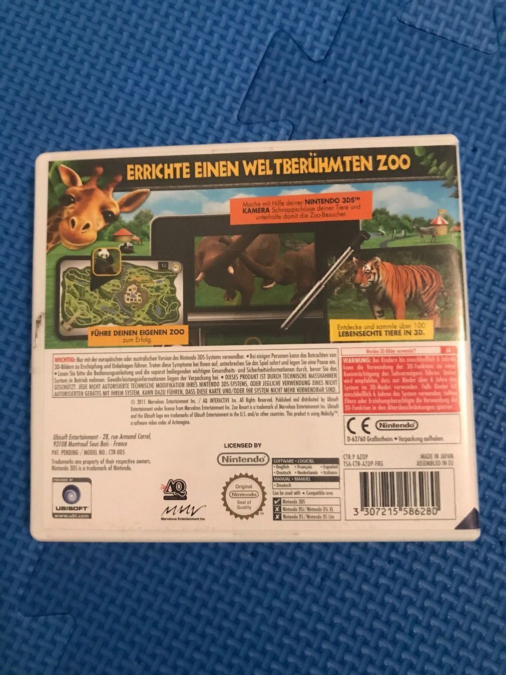 Nintendo Giochi: Zoo Resort 3D Nintendo 3DS – Usato da Gossau SG venduto da schlitzerdemon 2
