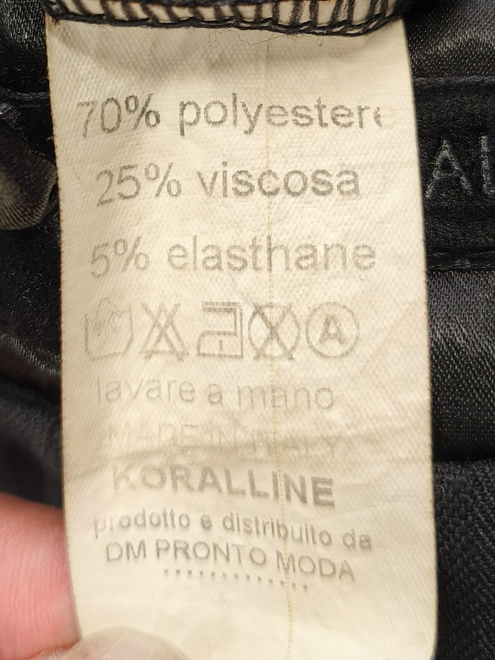 Pantaloni: Stoffhose Koralline schwarz gestreift Grösse S  – Nuovo (secondo la descrizione) da Emmetten venduto da SecondhandSiska 3