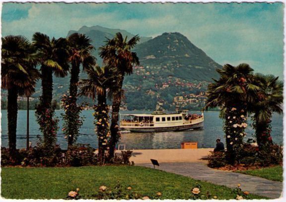 Ansichtskarten: Lugano - Monte Brè – Gebraucht aus Binningen von Mountainrider