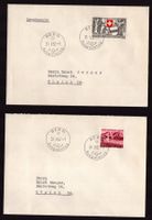 2x FDC 1952 5ct + 20ct