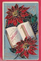 PRÄGEKARTE, A BRIGHT NEW YEAR, JANUARY 1, 30.12.1912