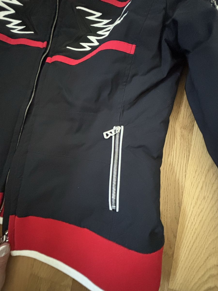 Bogner Giacche: Bogner Jacke Gr.40, Silber Hardware, Rot/Schwarz, Winter – Usato da Jona venduto da FashionQueen2306 2
