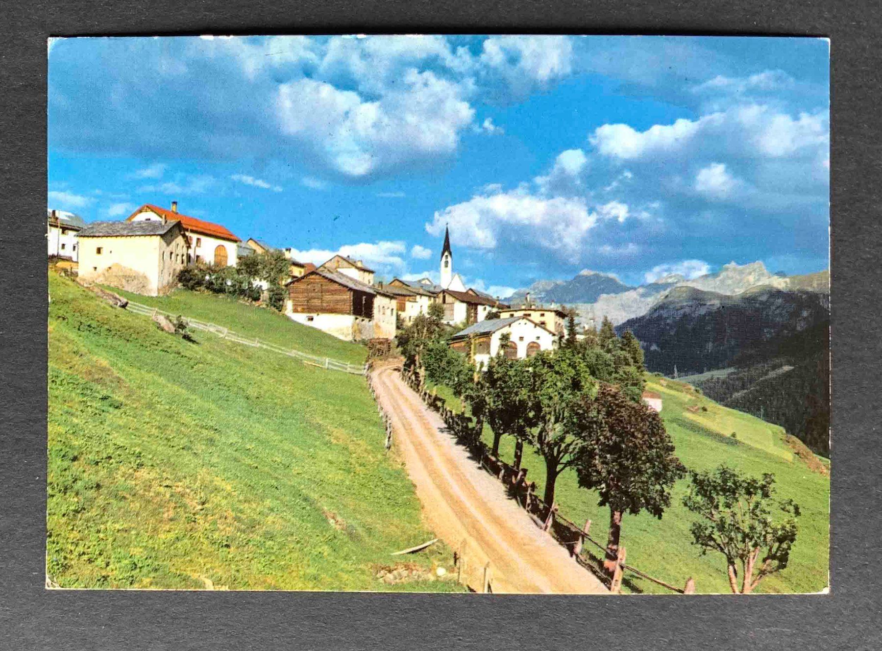 Cartoline postali: AK GUARDA Unterengadin – Usato da Goldau venduto da artelier1