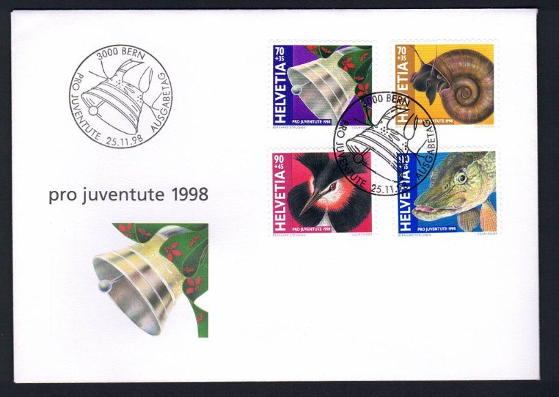Tutti i francobolli: FDC Pro Juventute 1998 – Nuovo (secondo la descrizione) da Pfäffikon ZH venduto da Romulus