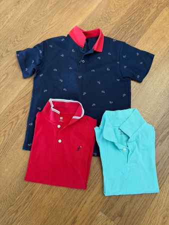 3 x Poloshirts für Kinder, Gr. 10 bis 12 Jahre, neuwertig