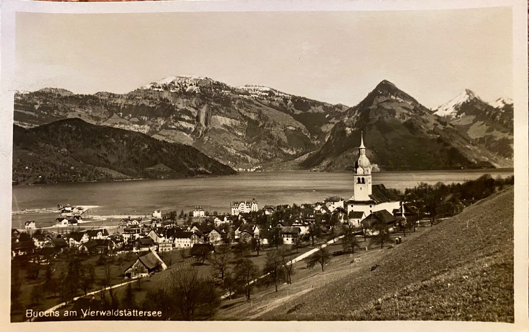 Cartoline postali: BUOCHS am Vierwaldstättersee – Usato da Root venduto da ENGLAND-TREASURES 1