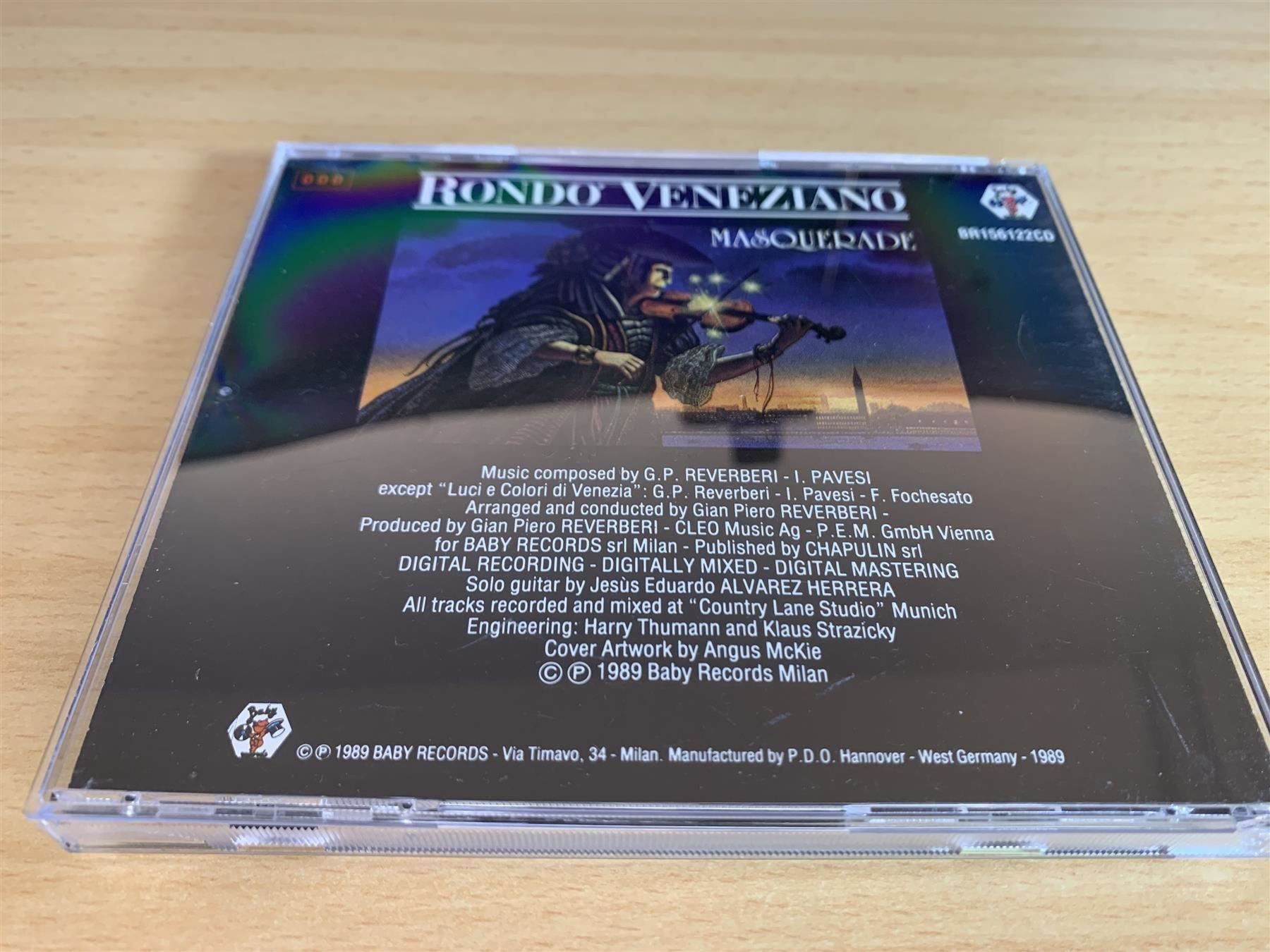 CD: Rondò Veneziano – Masquerade – Usato da Rikon im Tösstal venduto da Alpenmutz 1